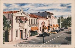 The First National Bank Postcard