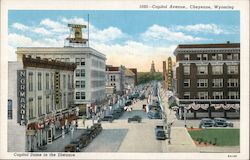 Capital Avenue Cheyenne, WY Postcard Postcard Postcard