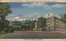 The Acacia Hotel Colorado Springs, CO Postcard Postcard Postcard