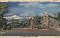 The Acacia Hotel Colorado Springs, CO Postcard Postcard Postcard