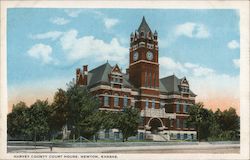 Harvey County Court House Postcard