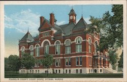 Franklin County Court House Postcard