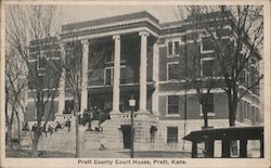 Pratt County Court House Postcard