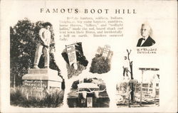 Famous Boot Hill Postcard