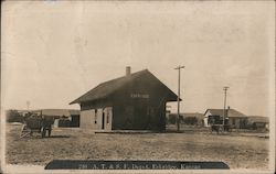 A.T. & S.F. Depot Eskridge, KS Postcard Postcard Postcard