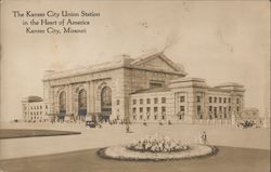 The Kansas City Union Station in the Heart of America Missouri Postcard Postcard Postcard