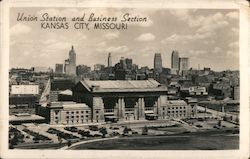 Union Station and Business Section Kansas City, MO Postcard Postcard Postcard