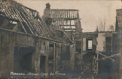 Bombed Building Postcard