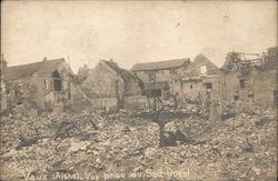 Bombed Out Town Postcard