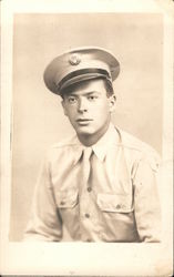 Portrait of Soldier Postcard