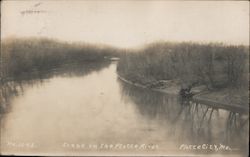 Scene on the Platte River Postcard