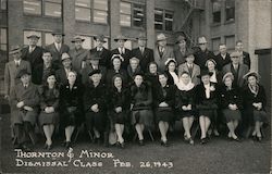 Thornton & Minor Hospital~Dismissal Class~Feb. 26, 1943 Kansas City, MO Postcard Postcard Postcard