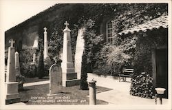 Sidewall and Sun-Dial, Mission Dolores Postcard