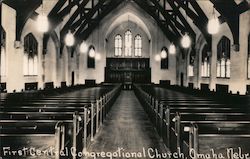 First Central Congregational Church Omaha, NE Postcard Postcard Postcard