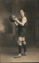 Basketball Player Postcard