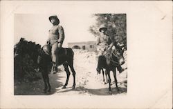 Black & Hamilton on Road in Mount of Oliver Jeruselem, Israel Middle East Postcard Postcard Postcard