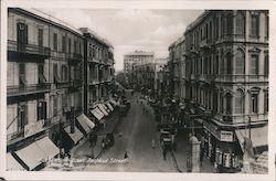 Alexandria Saad Zaghloul Street Postcard