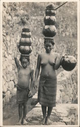 Luburgan Water Carriers Philippines Southeast Asia Postcard Postcard Postcard