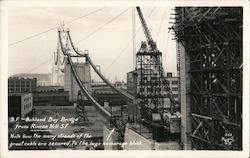 S.F. - Oakland Bay Bridge from Rincon Hill San Francisco, CA Postcard Postcard Postcard