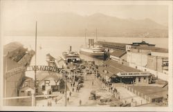 North Vancouver Ferries and Terminal Canada Misc. Canada Postcard Postcard Postcard