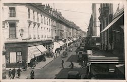 Street Scene in City - Tunisia? Postcard