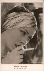 Gloria Swanson in Gli Amori Di Sonia Actresses Postcard Postcard Postcard