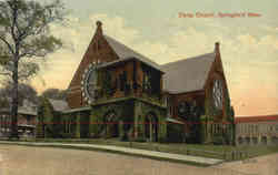 Christ Church Springfield, MA Postcard Postcard