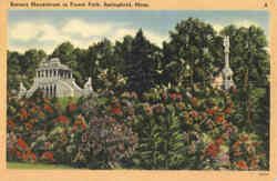 Barney Mausoleum In Forest Park Postcard