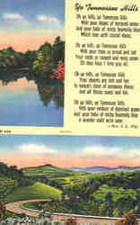 Ye Tennesse Hills Poem Postcard