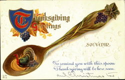 Thanksgiving Greetings Postcard