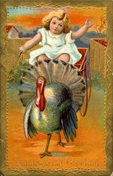 Thanksgiving Greeting Postcard