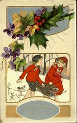 May Christmas Be Jolly Postcard