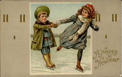 A Happy New Year Postcard