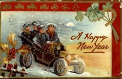 A Happy New Year Postcard