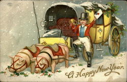 A Happy New Year Postcard