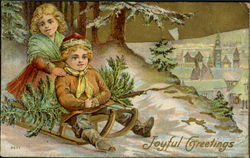 Joyful Greetings Postcard