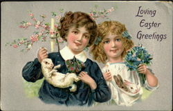 Loving Easter Greetings Postcard