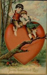 To My Hearts Best Love Children Postcard Postcard