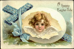 A Happy Easter Tide Postcard Postcard