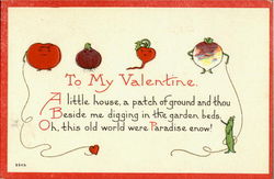 To My Valentine Postcard