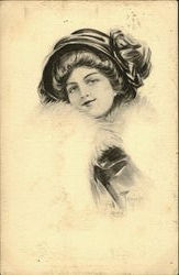 Glamour Lady Postcard