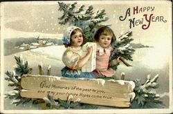 A Happy New Year Postcard