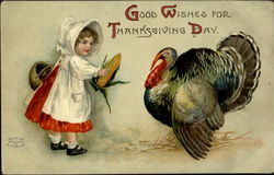 A Good Wishes For Thanksgiving Day Postcard