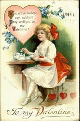 To My Valentine Postcard