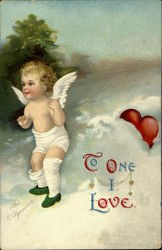 To One I Love Postcard