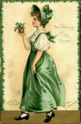 The Wearing Of The Green Postcard