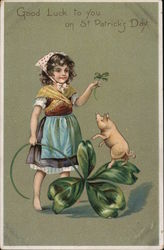 Good Luck to You on St Patrick's Day Postcard