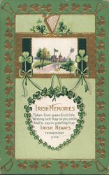 Irish Memories Irish Hearts - Irish Scene Postcard