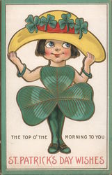 St. Patrick's Day Wishes - The top o' the morning to you Postcard