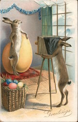 Easter Greetings Postcard